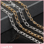 1pc/lot 40-50cm Stainless Steel Flattened Paperclip Craft Chain With Lobster Clasp Necklace For Women Men DIY Jewelry Making