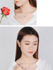 Female Star Pendants And Necklaces For Women 925 Stamp Silver Color Wedding Party Jewelry Gifts  GaaBou