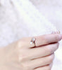 925 Stamp Silver Color Zircon Classics Adjustable Open Finger Rings For Women Girls Wedding Dorpshipping Anelli Party Jewelry