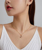 Electroplating Star and Moon Titanium Steel Necklace Gold Small and Smart Inlaid Zircon Temperament Niche Clavicle Chain