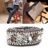 Rhinestone Chain Nail Art 2.5cm DIY Diamond Mesh Wrap Roll Crystal Rhinestones Chain Trim Ribbon Decoration Applique Flatback