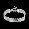 charm 925 Stamp silver chain Bracelet for woman party wedding accessories gifts temperament jewelry