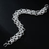 Popular brands 925 sterling silver fine geometric Bracelets for women man jewelry party wedding accessories Couple gifts