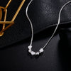 925 Stamped Silver charms romantic heart Pendant Necklace for woman fine party wedding Jewelry Christmas Gifts