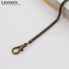 Lionsen 120cm / 0.42cm  Snake Replacement Chain Strap Metal link Clasp Purse Chain Bag Handle Shoulder Cross Body Handbags Chain