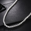 925 Stamped Silver 5MM Faucet Chain 20-24Inch Necklace For Woman Man Wedding party Jewelry noble Christmas gifts