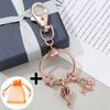 Air Balloon Plane Charms Keychains For Women Bag Pendant Jewelry Car Key Ring Key Chains