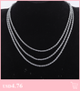 1pc/lot 40-50cm Stainless Steel Flattened Paperclip Craft Chain With Lobster Clasp Necklace For Women Men DIY Jewelry Making