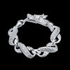 classic big dragon 925 sterling silver Bracelets for man women Wedding party Gifts fine  Jewelry