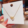 Wheat Spike Pearl Necklace Women Ins simple cool small style design feel temperament light  titanium steel chain