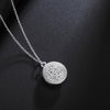 korean trend 925 Stamped Silver Pretty Hollow ball Pendant Necklace For Women wedding party  Jewelry Holiday gift