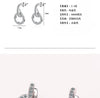 Round Zircon Earrings For Women 925 Stamp Silver Color Designer Earrings Wedding Party  Fine Jewelry 2022 GaaBou