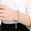 Beautiful Heart Pendant 925 sterling silver Bracelet for woman fine  noble jewelry Wedding party gifts
