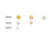 diy round circle customized logo mini tag  6mm 8mm 10mm jewelry accessories  50pcs/lot stainless steel bracelet pendant