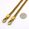 100/110/120cm Bag Metal Chain With Buckles Silver Gold Black Shoulder Bag Straps Purse Handbag Handles Bag Parts Accessories