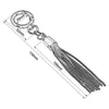 1Pc 10/11/15mm Metal Chain Tassel Zinc Alloy Keychain Decor for Handbags Small Ornaments Tassel Buckle Bags Hardware Accessories