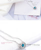 925 Stamp Silver Color Women Chain On The Neck Collarbone Necklace For Women Moon Zircon Satr Crystal Pendant Chain Girl Jewelry