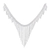 2022 Jewelry Waist Chain Crystal Rhinestone Decor Sexy Belly Chain Tassel Body Chain Accessories for Summer Beach