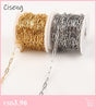 1pc/lot 40-50cm Stainless Steel Flattened Paperclip Craft Chain With Lobster Clasp Necklace For Women Men DIY Jewelry Making