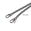 40-120CM 8mm W Metal Purse Chain Strap Handle Replacement Handbag Shoulder Bag Chain Accessories Light Gold/Silver/Black/Bronze