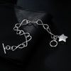 Original 925 sterling silver Beautiful Star pendant Bracelets for women  party Wedding accessories jewelry gifts