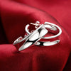 charms 925 Sterling Silver Pretty stud earrings for woman brands Christmas Gifts Street all-match Jewelry