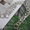 Silver Gold 30cm Metal Purse Chain Strap handbag Handles DIY Purse replacement For Shoulder Bag Straps Bag Chain Strap