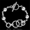 Trend products 925 sterling silver Pretty beads circle Bracelet for woman Popular brands jewelry Wedding party birthday gifts