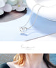 925 Stamp Silver Color Personalized Hollow Heart Pendant And Necklaces For Women 18Inch Chain Wedding Party Jewelry Gift GaaBou