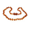 100% Amber Teething Necklace Polished Jewelry Natural Baltic Amber Beads New Necklace for Baby Girls Boys Birthd Gifts