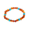 16 Styles Natural Amber Bracelets for Baby Adult Elastic Jewelry Gifts Baltic Amber Beads Women Stretch Bijoux Pulsera
