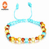 Amber Bracelet Anklet for Babies Adults Teething Natural Handmade Jewelry Gifts for Women Ladies Girls Fashion Present