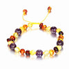 Baby Adult Amber Bracelet Anklet Best Natural Jewelry Gifts for Women Ladies Girls Handmade Multi Color Strand Bijoux