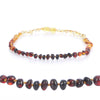 Baby Amber Bracelets Handmade Jewelry Original Baltic Ambar Beads Strand Anklets Pulseras for Kids Adults Women Girls