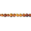 Baltic Amber Teething Bracelets with Rose Quartz Baby Amber Jewelry Adults Gifts Elastic Fine Jewelry Butterfly Pulseras