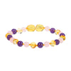 Customizable Amber Bracelets with Natural Rose Quartz Original Jewelry for Adult Baby Anklets Fancy Baltic Amber Gift