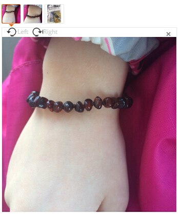 Customized Name Amber Jewelry Baltic Amber Beads Mom Baby Gift Creative Design Amber Bracelet / Necklace Personalized