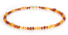 Genuine Amber Necklaces for Women Baby Jewelry Raw Baroque Beads with Amethyst Natural Amber Screw Clasp Jewelry Gift