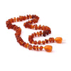 Genuine Amber Necklaces for Women Baby Jewelry Raw Baroque Beads with Amethyst Natural Amber Screw Clasp Jewelry Gift