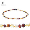 New Design Amber Bracelet / Necklace for Baby Baltic Natural Amber Jewelry for Boy Girls Infant Teething Gifts Suppliers