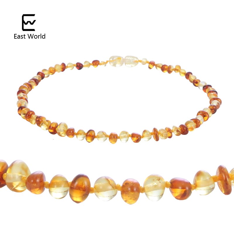 Original Amber Teething Necklace Natural Baltic Gemstone Jewelry Christmas Gifts kehribar bebek 2000+ Instagram Likes