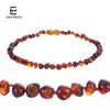 Original Amber Teething Necklace Natural Baltic Gemstone Jewelry Christmas Gifts kehribar bebek 2000+ Instagram Likes