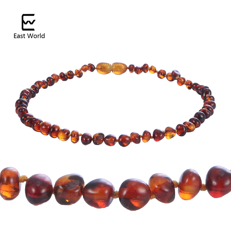 Original Amber Teething Necklace Natural Baltic Gemstone Jewelry Christmas Gifts kehribar bebek 2000+ Instagram Likes