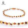 Original Amber Teething Necklace Natural Baltic Gemstone Jewelry Christmas Gifts kehribar bebek 2000+ Instagram Likes