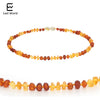 Raw Amber Necklaces for Adults Raw Irregular Beads Baltic Natural Amber Women Necklace Organic Jewelry Amazon Supplier