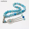 100% Natural blue Agate 10mm beads Islamischen 33 Muslimischen Gebetskette Tasbih Misbaha Tasbeeh Sibha Tespih Ramadan