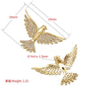 HECHENG CZ eagle necklace  gold silver color animals copper cool necklace for women gift party VD660