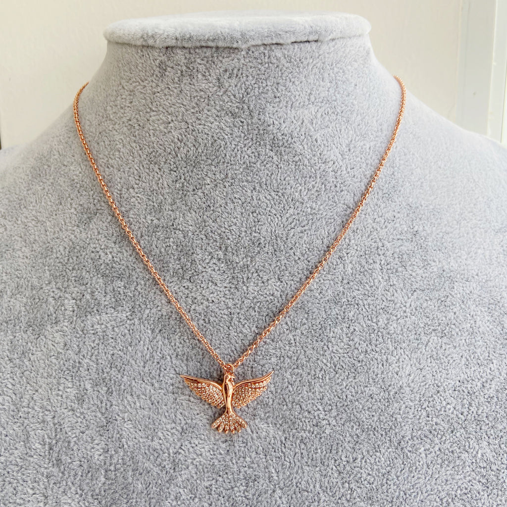 HECHENG CZ eagle necklace  gold silver color animals copper cool necklace for women gift party VD660