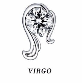 925 Sterling Silver Constellation Signs of the Zodiac Stud Earrings With Austrian Crystal Female Women PE107