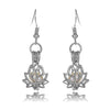 Lotus Pearl Cage Earrings for Pick a Pear Oyster Jewelry Making Supplies